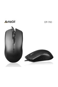 A4 TECH OP-760 USB SİYAH V-TRACK 1000 DPI MOUSE